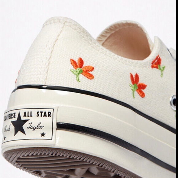 NWT Chuck 70 bright Egret/Poppy/black low top 7 (FINAL PRICE 80) - Picture 14 of 16